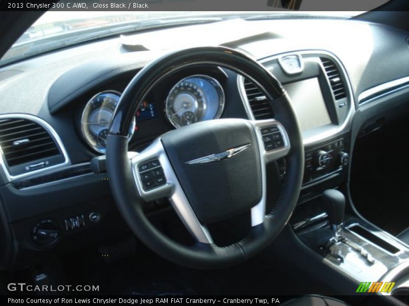 Gloss Black / Black 2013 Chrysler 300 C AWD