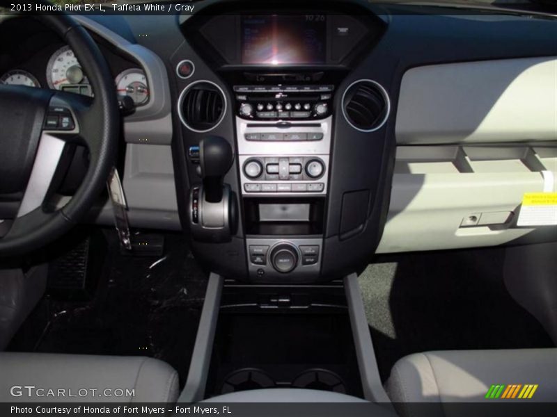 Taffeta White / Gray 2013 Honda Pilot EX-L
