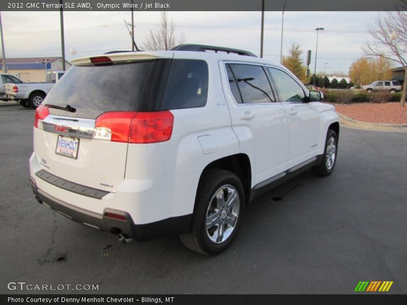 Olympic White / Jet Black 2012 GMC Terrain SLE AWD