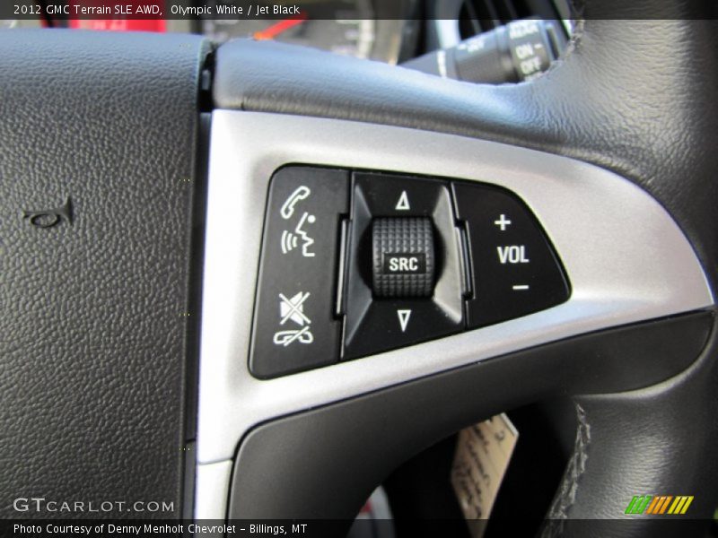 Olympic White / Jet Black 2012 GMC Terrain SLE AWD