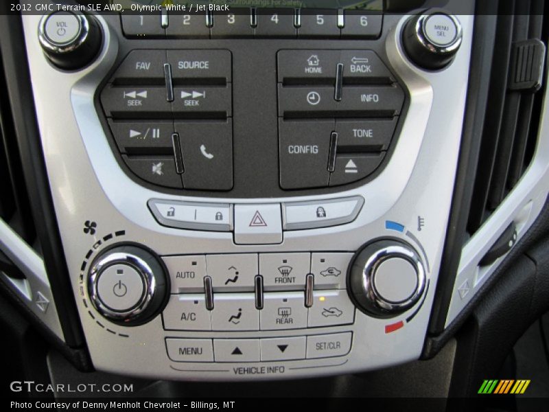 Olympic White / Jet Black 2012 GMC Terrain SLE AWD