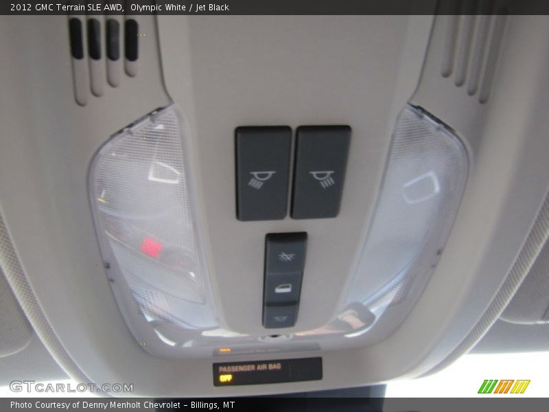 Olympic White / Jet Black 2012 GMC Terrain SLE AWD