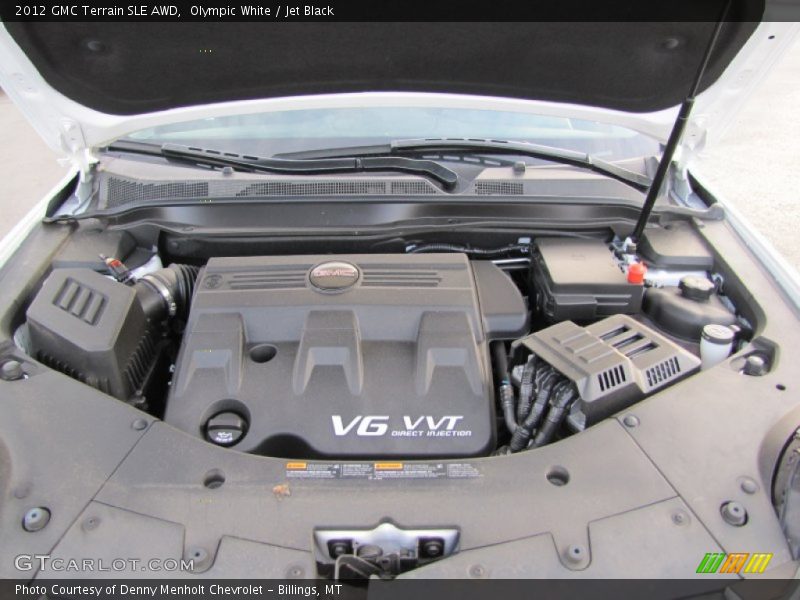 Olympic White / Jet Black 2012 GMC Terrain SLE AWD