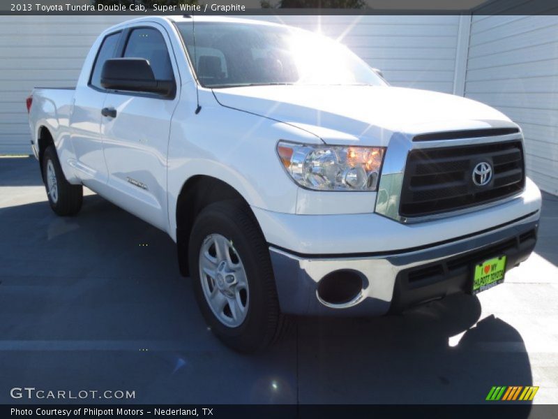Super White / Graphite 2013 Toyota Tundra Double Cab