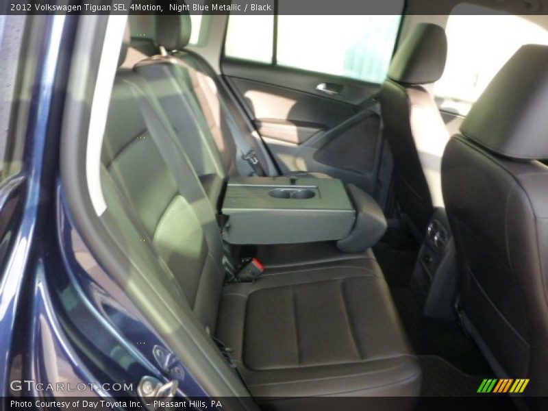 Night Blue Metallic / Black 2012 Volkswagen Tiguan SEL 4Motion