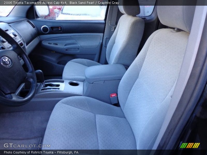 Black Sand Pearl / Graphite Gray 2006 Toyota Tacoma V6 Access Cab 4x4