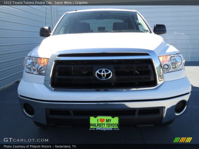 Super White / Graphite 2013 Toyota Tundra Double Cab