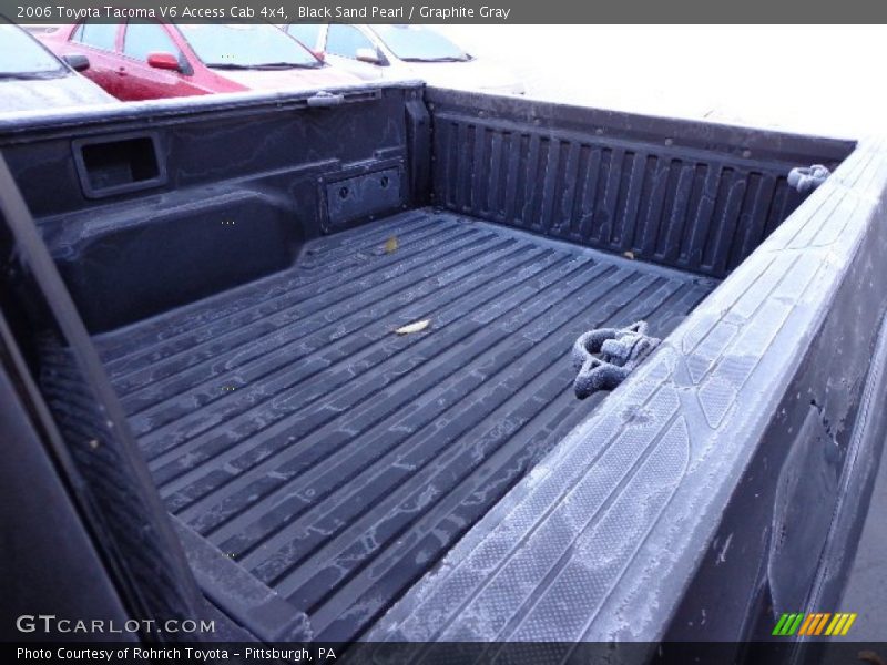 Black Sand Pearl / Graphite Gray 2006 Toyota Tacoma V6 Access Cab 4x4