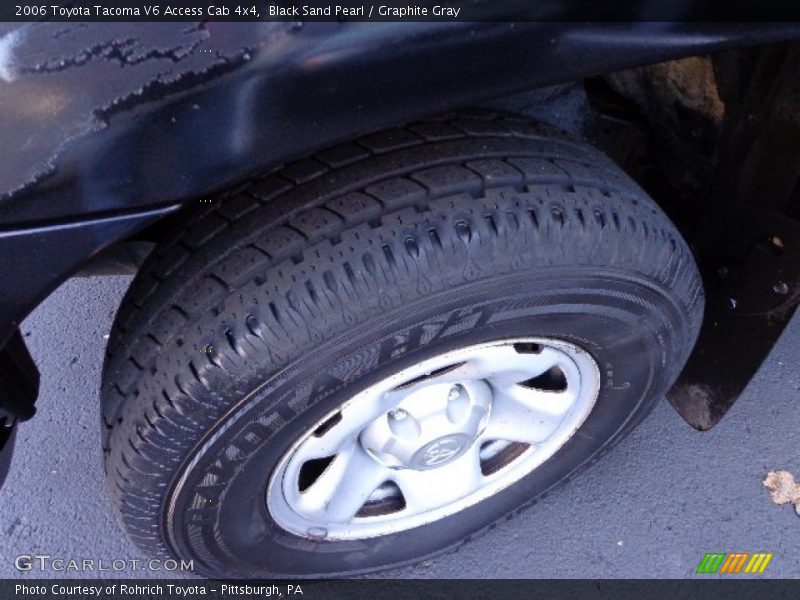 Black Sand Pearl / Graphite Gray 2006 Toyota Tacoma V6 Access Cab 4x4