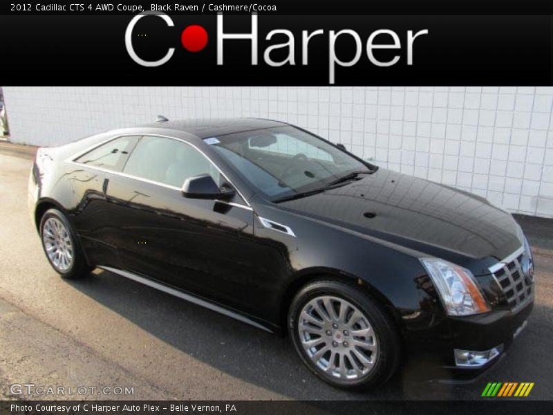 Black Raven / Cashmere/Cocoa 2012 Cadillac CTS 4 AWD Coupe