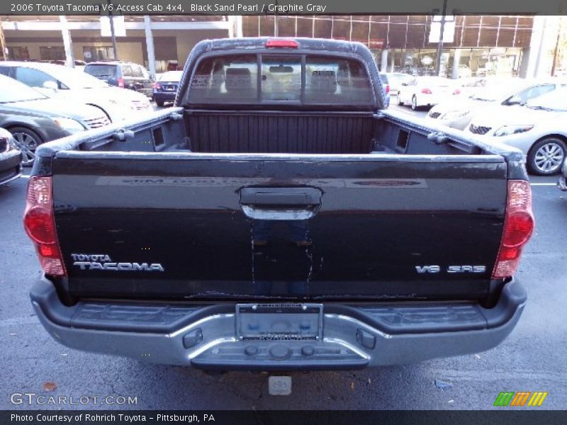 Black Sand Pearl / Graphite Gray 2006 Toyota Tacoma V6 Access Cab 4x4