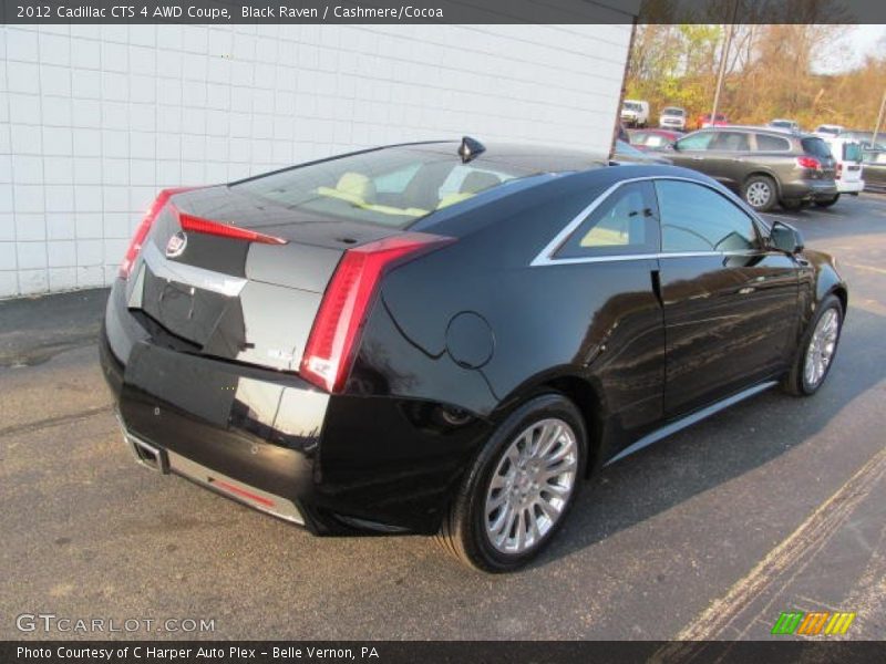 Black Raven / Cashmere/Cocoa 2012 Cadillac CTS 4 AWD Coupe