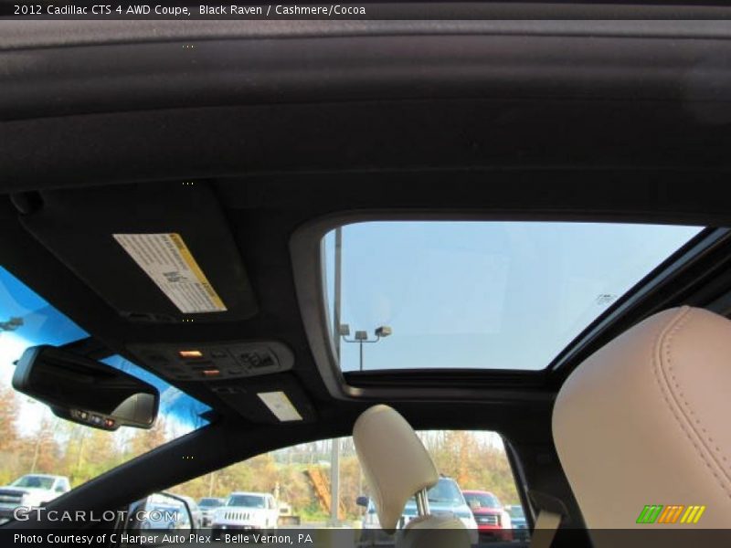 Sunroof of 2012 CTS 4 AWD Coupe