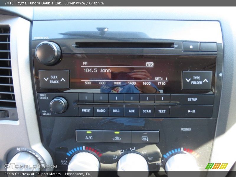 Super White / Graphite 2013 Toyota Tundra Double Cab