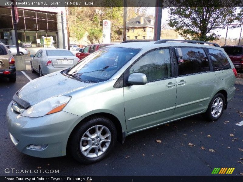 Silver Pine Mica / Taupe 2006 Toyota Sienna XLE