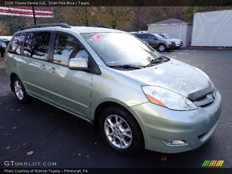 Silver Pine Mica / Taupe 2006 Toyota Sienna XLE