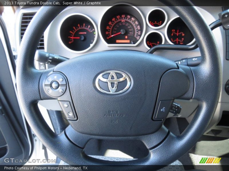 Super White / Graphite 2013 Toyota Tundra Double Cab