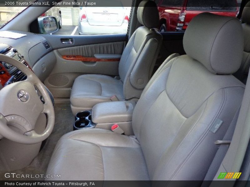 Silver Pine Mica / Taupe 2006 Toyota Sienna XLE