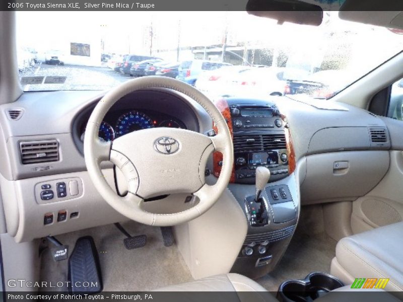 Silver Pine Mica / Taupe 2006 Toyota Sienna XLE