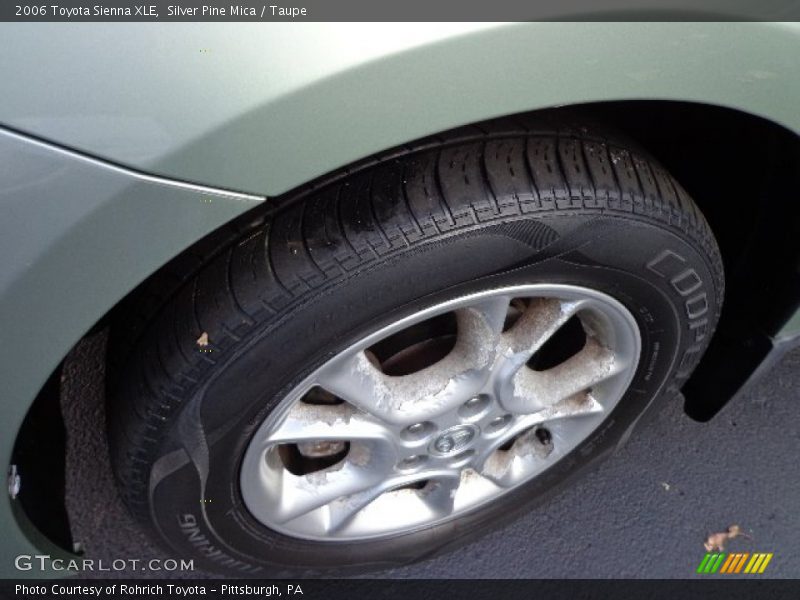 Silver Pine Mica / Taupe 2006 Toyota Sienna XLE