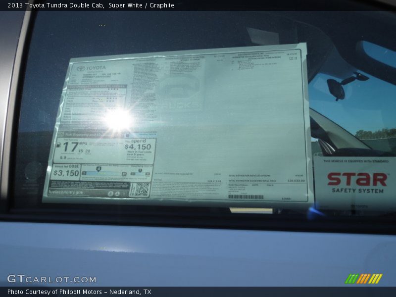 Super White / Graphite 2013 Toyota Tundra Double Cab