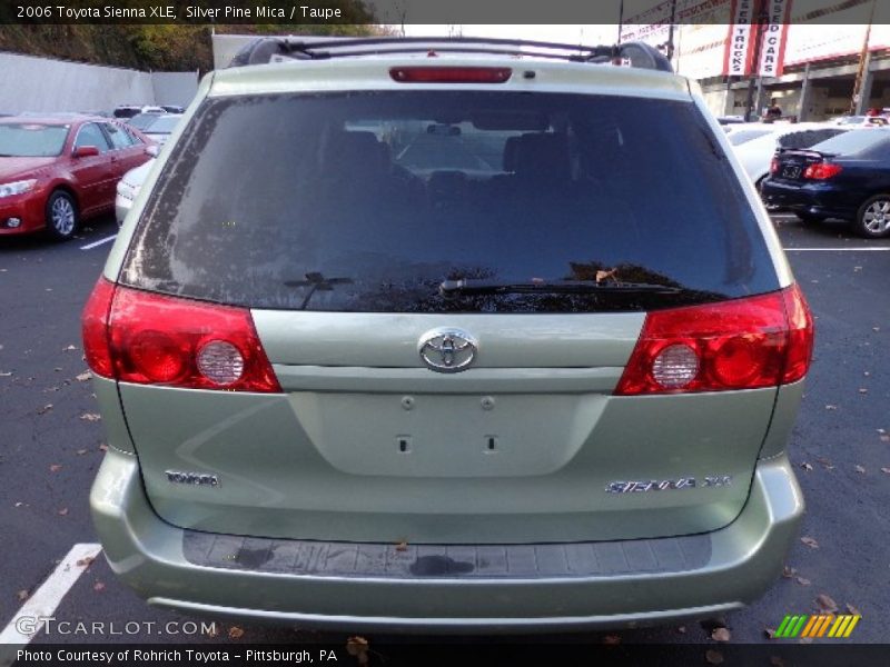 Silver Pine Mica / Taupe 2006 Toyota Sienna XLE