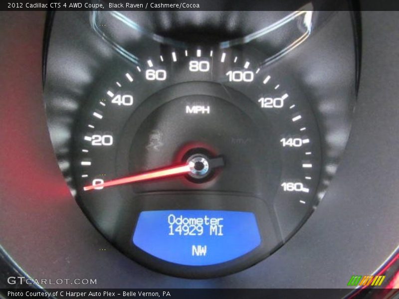 Black Raven / Cashmere/Cocoa 2012 Cadillac CTS 4 AWD Coupe