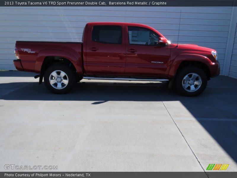 Barcelona Red Metallic / Graphite 2013 Toyota Tacoma V6 TRD Sport Prerunner Double Cab