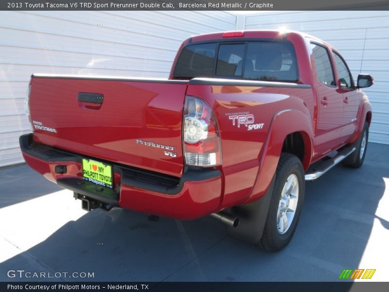 Barcelona Red Metallic / Graphite 2013 Toyota Tacoma V6 TRD Sport Prerunner Double Cab