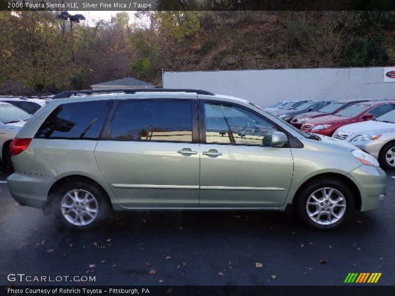 Silver Pine Mica / Taupe 2006 Toyota Sienna XLE