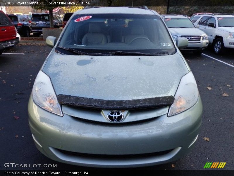 Silver Pine Mica / Taupe 2006 Toyota Sienna XLE
