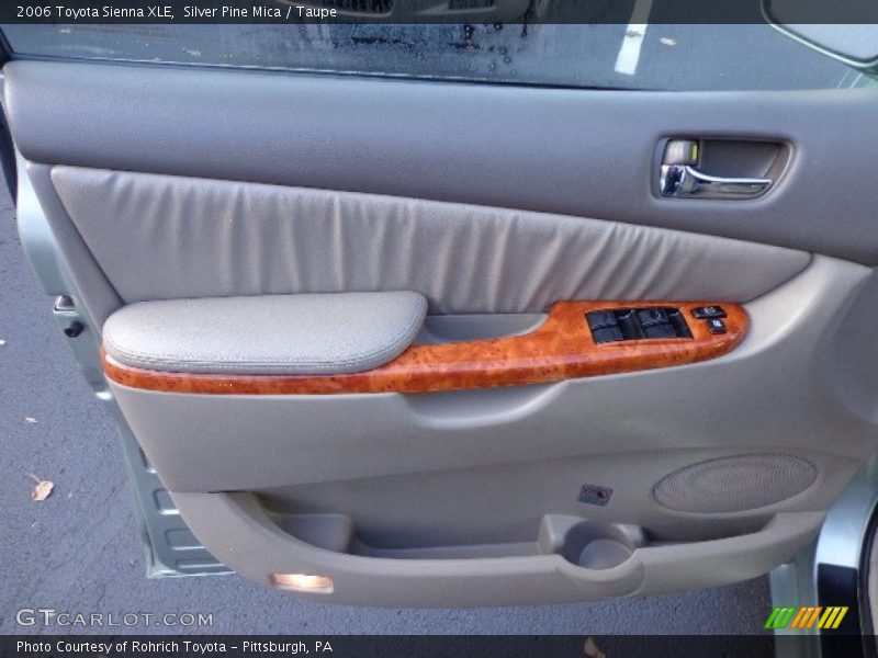 Silver Pine Mica / Taupe 2006 Toyota Sienna XLE
