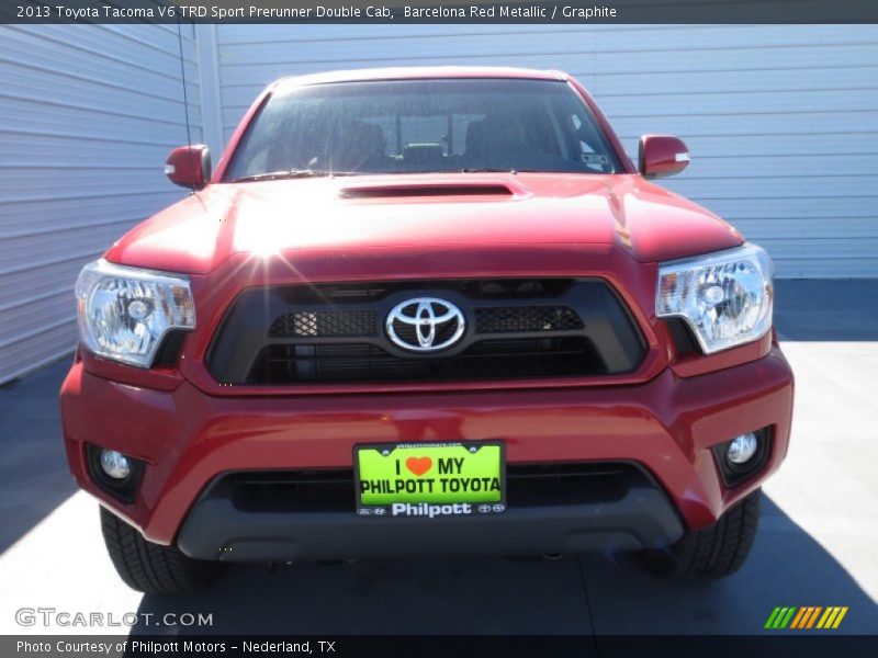 Barcelona Red Metallic / Graphite 2013 Toyota Tacoma V6 TRD Sport Prerunner Double Cab