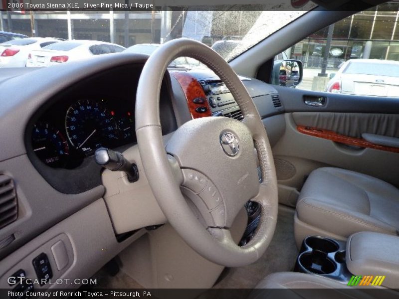 Silver Pine Mica / Taupe 2006 Toyota Sienna XLE