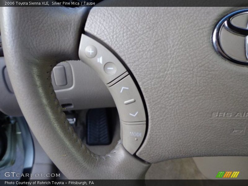 Silver Pine Mica / Taupe 2006 Toyota Sienna XLE