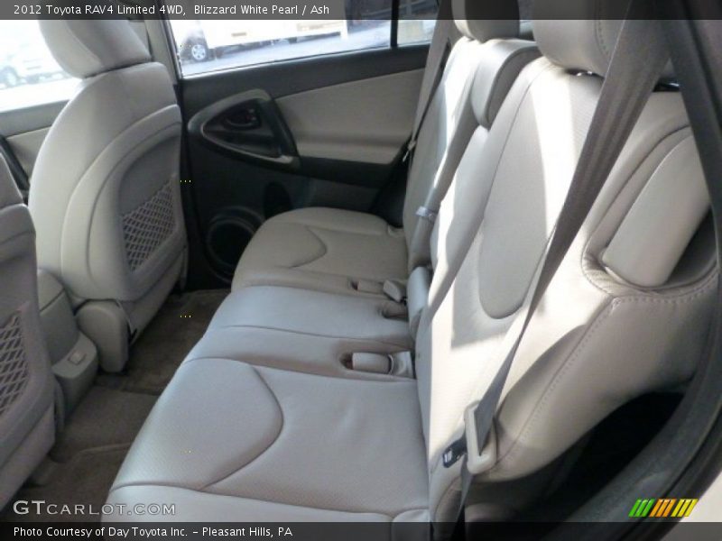 Blizzard White Pearl / Ash 2012 Toyota RAV4 Limited 4WD