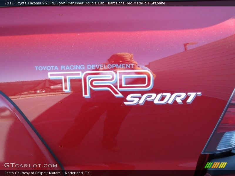 Barcelona Red Metallic / Graphite 2013 Toyota Tacoma V6 TRD Sport Prerunner Double Cab