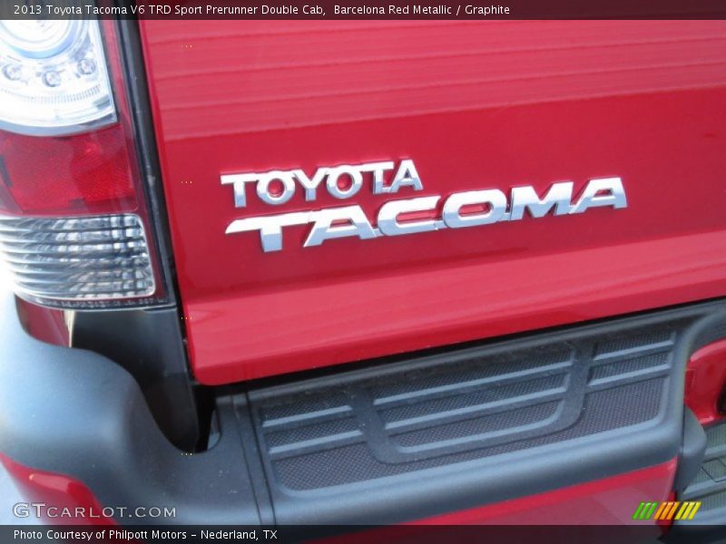 Barcelona Red Metallic / Graphite 2013 Toyota Tacoma V6 TRD Sport Prerunner Double Cab