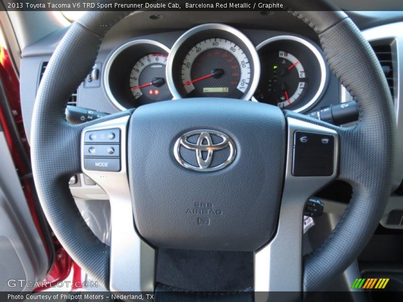 Barcelona Red Metallic / Graphite 2013 Toyota Tacoma V6 TRD Sport Prerunner Double Cab
