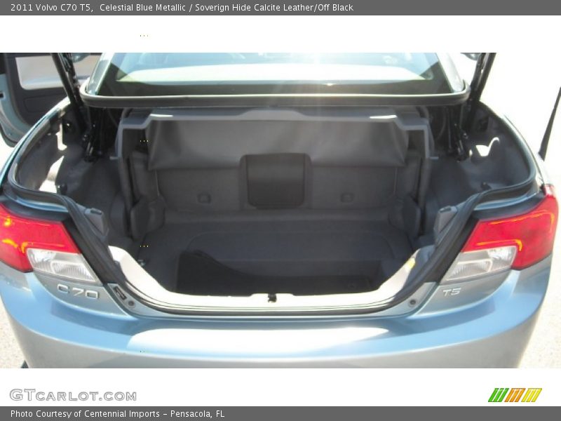 Celestial Blue Metallic / Soverign Hide Calcite Leather/Off Black 2011 Volvo C70 T5