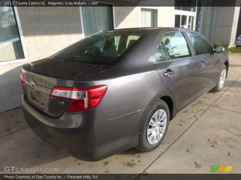 Magnetic Gray Metallic / Ash 2012 Toyota Camry LE