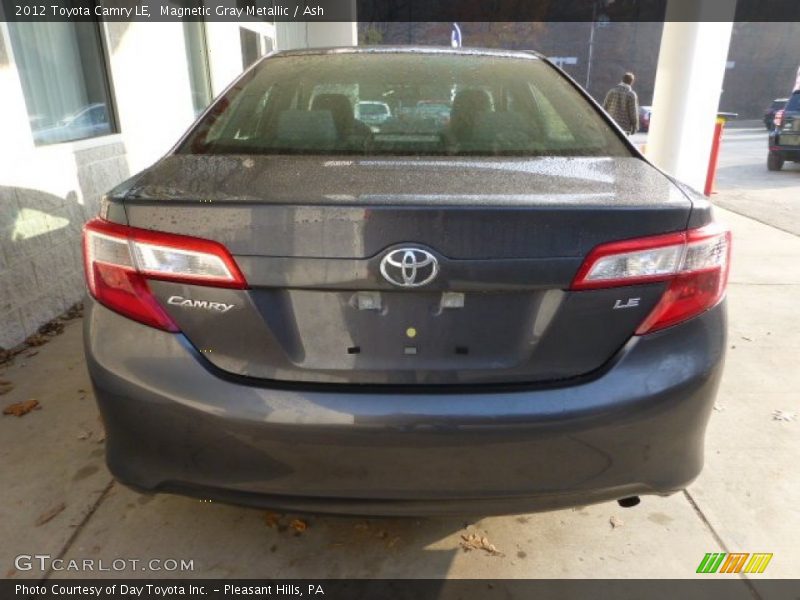 Magnetic Gray Metallic / Ash 2012 Toyota Camry LE