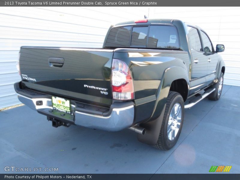 Spruce Green Mica / Graphite 2013 Toyota Tacoma V6 Limited Prerunner Double Cab