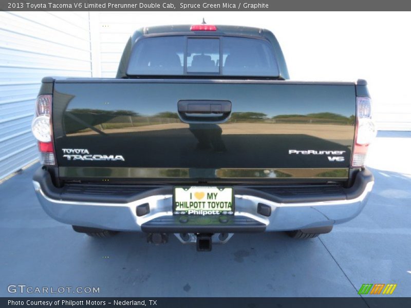 Spruce Green Mica / Graphite 2013 Toyota Tacoma V6 Limited Prerunner Double Cab
