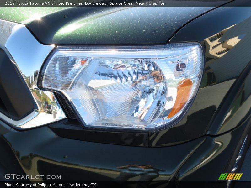 Spruce Green Mica / Graphite 2013 Toyota Tacoma V6 Limited Prerunner Double Cab