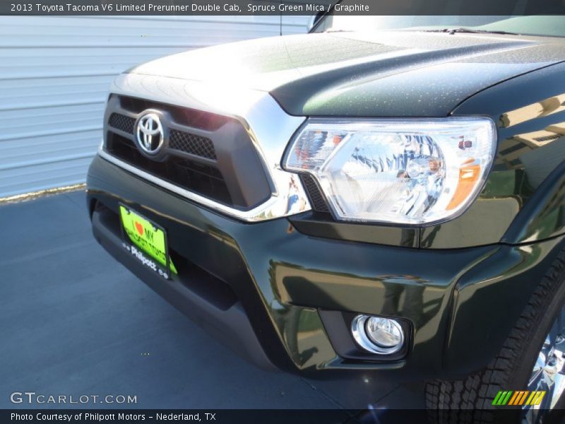 Spruce Green Mica / Graphite 2013 Toyota Tacoma V6 Limited Prerunner Double Cab