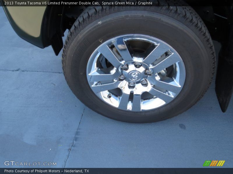 Spruce Green Mica / Graphite 2013 Toyota Tacoma V6 Limited Prerunner Double Cab