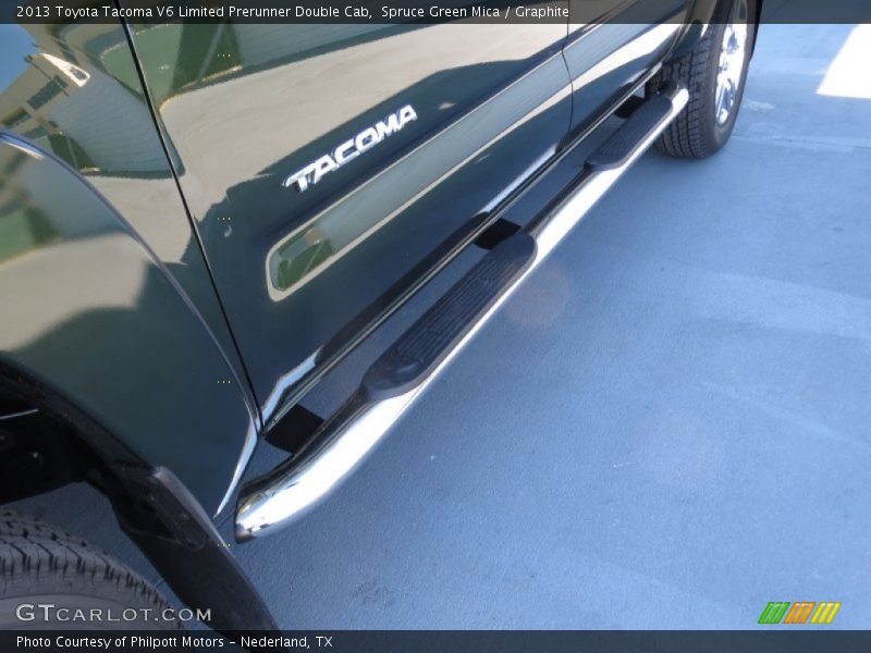 Spruce Green Mica / Graphite 2013 Toyota Tacoma V6 Limited Prerunner Double Cab