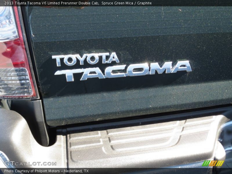 Spruce Green Mica / Graphite 2013 Toyota Tacoma V6 Limited Prerunner Double Cab