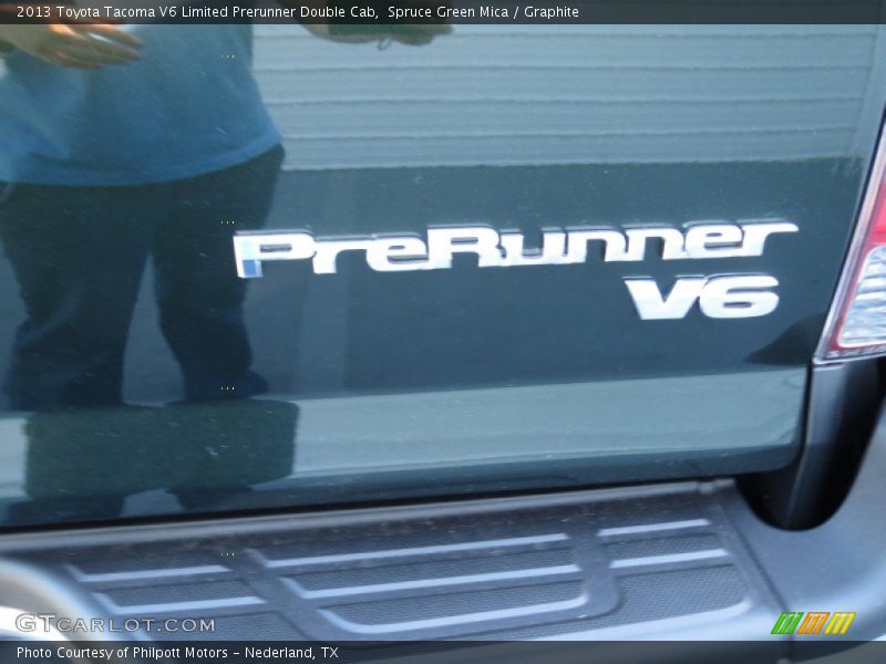 Spruce Green Mica / Graphite 2013 Toyota Tacoma V6 Limited Prerunner Double Cab